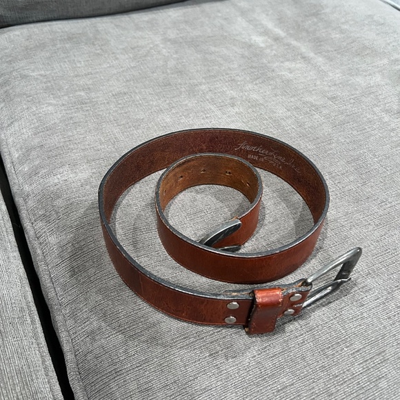 Another Line Inc. Leather Belt - Picture 4 of 6